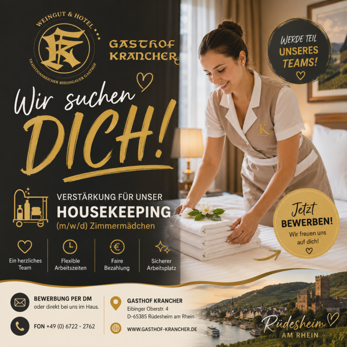 Zimmermädchen gesucht